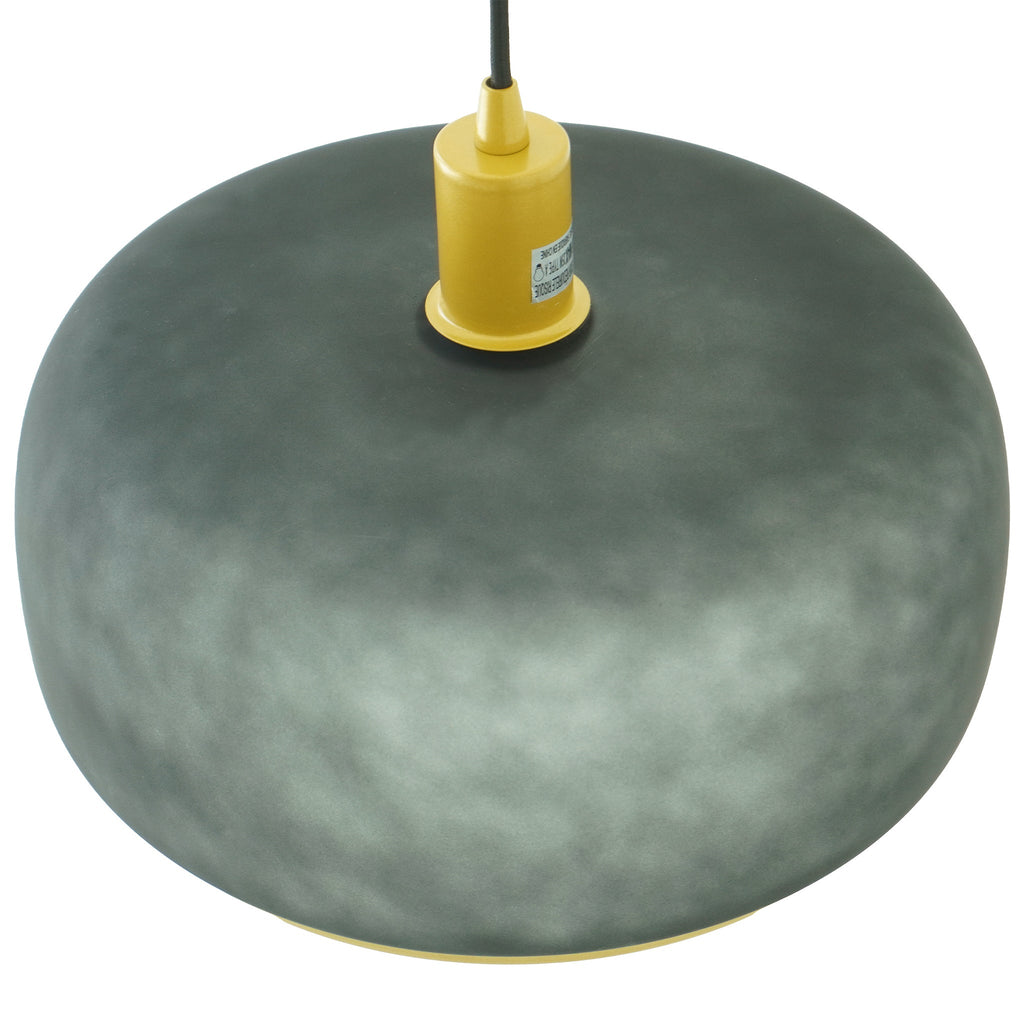 Dune Pendant Lamp with Luxurious Glass Shade - Black and Gold