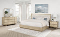 Kailani 4-piece Queen Bedroom Set Beige Oak