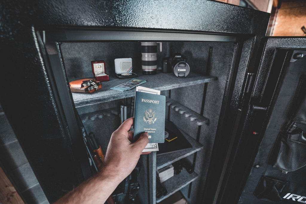 Black Gun Safe with Digital Keypad and Adjustable Shelving