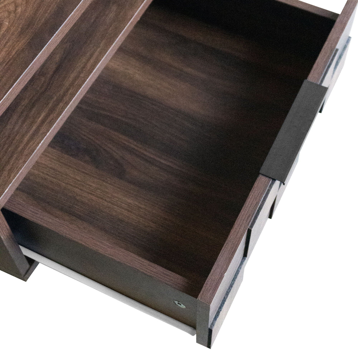 78" TV Stand with Storage Cabinets - Walnut
