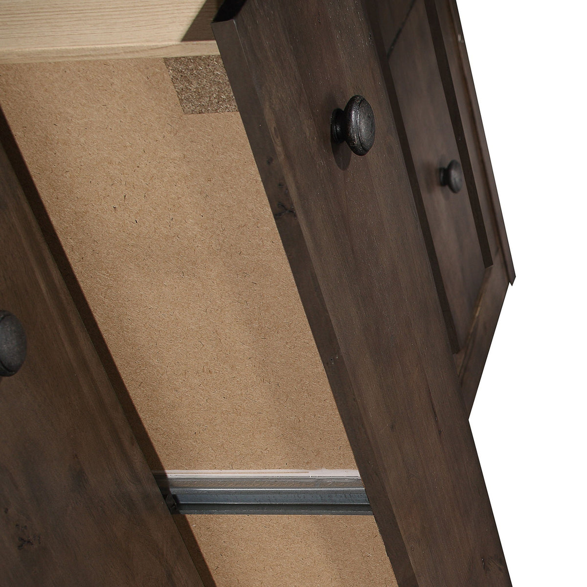 9 Drawer Dresser with Farmhouse Design - Brown