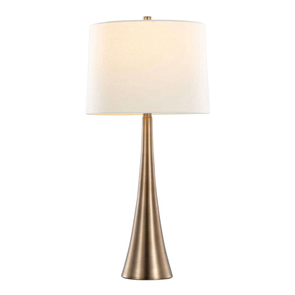 Contemporary Table Lamp Set with 3-Way Switch - Pearl Silver or Bronze