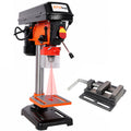 8" Swing Benchtop Drill Press with Laser & Vise Clamp - Steel