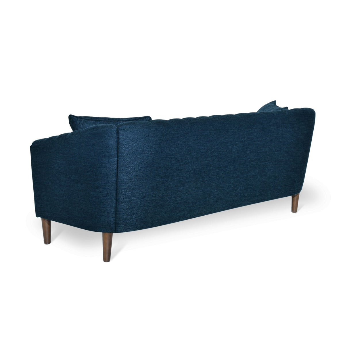 Contemporary 3 Seater Sofa with Button Tufted Accents - Dark Green or Beige
