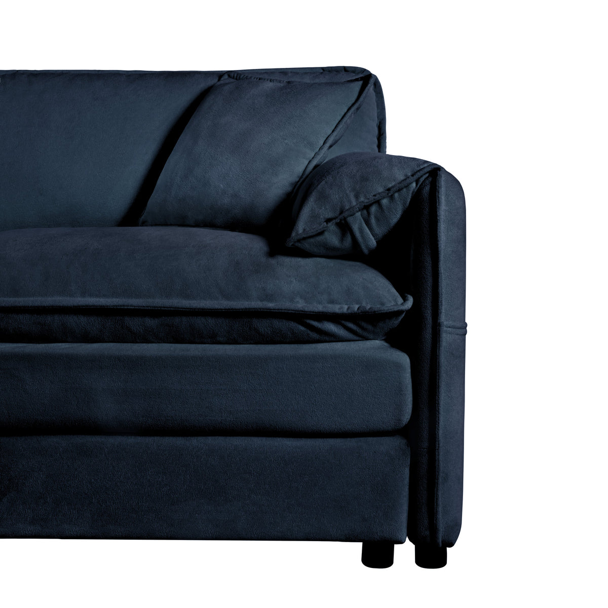 Modern Upholstered Sofa Chair with Dual-Layer Cushions – Chenille