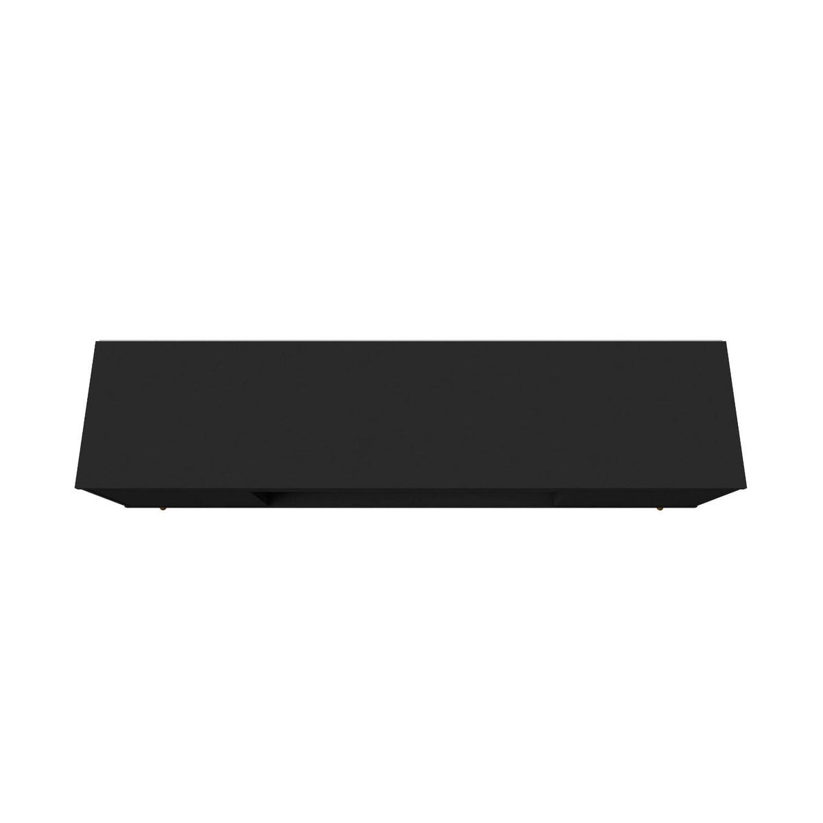 Mid-Century Modern TV Stand with Solid Wood Splayed Legs - White or Black