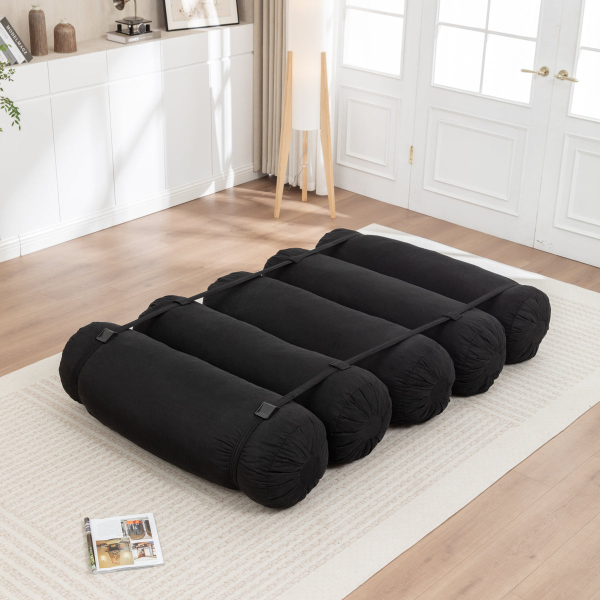 Adjustable Corduroy Floor Sofa