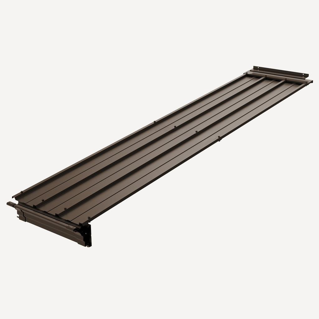 Gazebo Connector Kit for 8ft Width Wall Mounted Gazebos with Rustproof Steel - Gray
