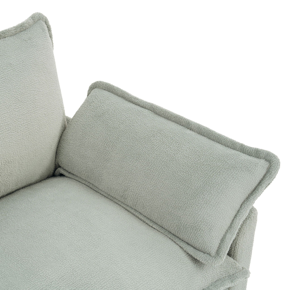 Modern Single Seat Accent Chair with Side Storage Pockets - Multiple Colors