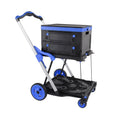 2-Tier Folding Cart with Folding Design - ABS & Aluminum