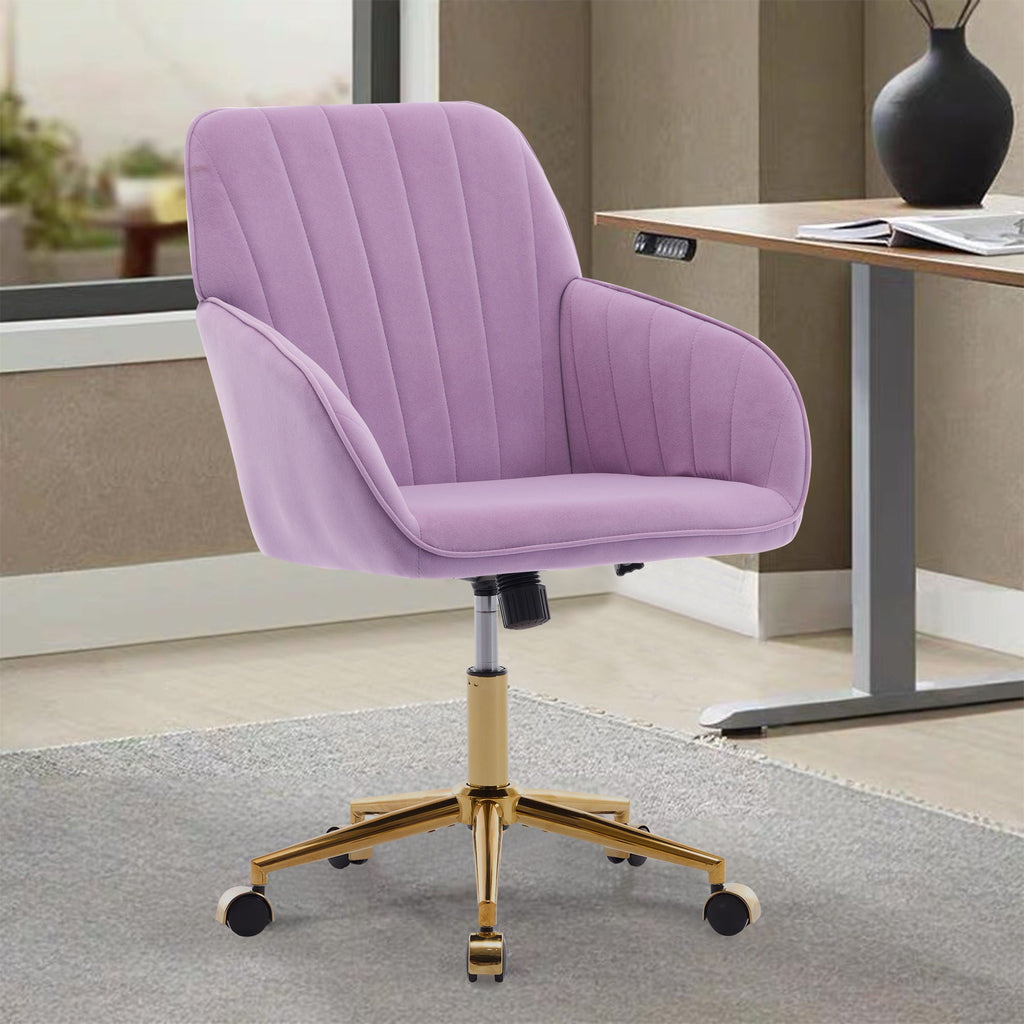 Ergonomic Swivel Office Chair with Memory Foam Seat - Multiple Colors