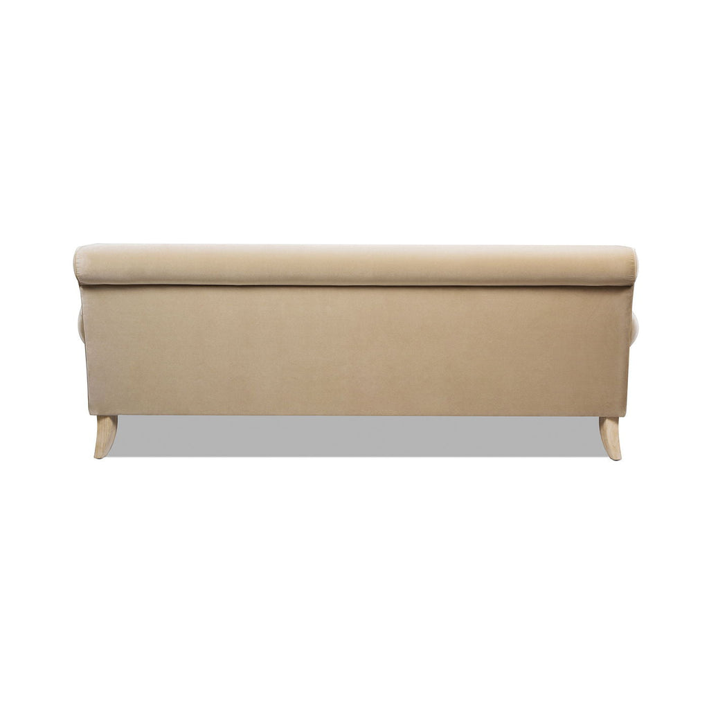 Two Cushion Tightback Sofa with Removable Cushions - Beige or Light Brown