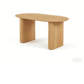 Extensible Dining Table with Metal Legs - Oak