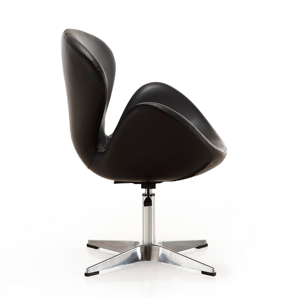 Raspberry Swivel Lounge Chair with 360-Degree Rotation - Multiple Colors