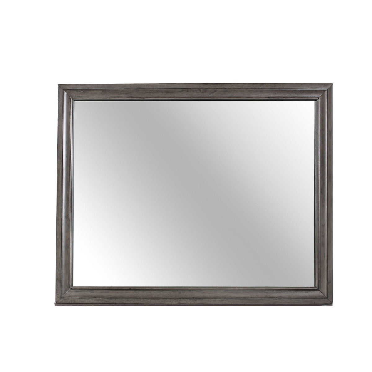 Gray Sparkle Mirror with Beveled Glass - Ryder