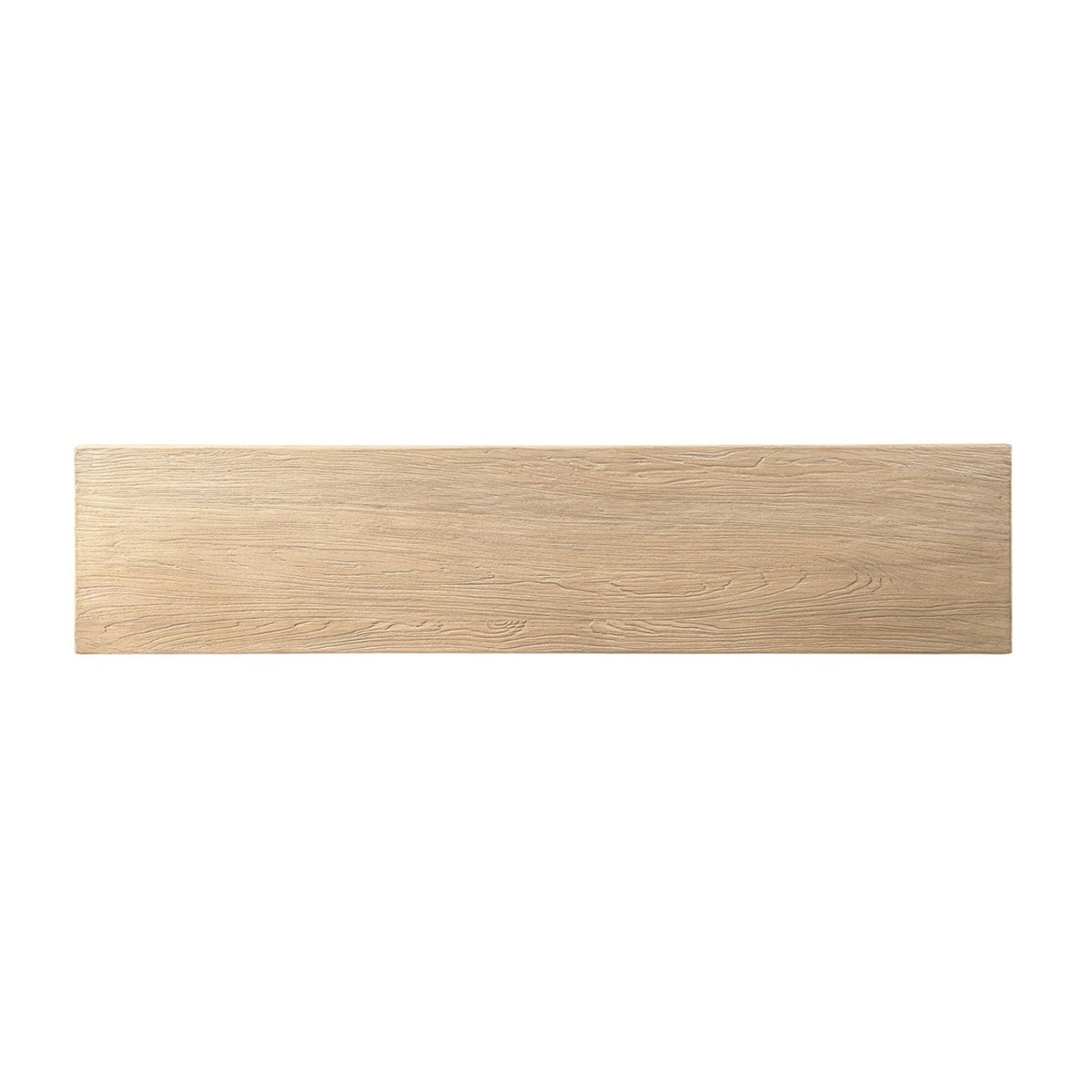 Natural Dining Bench with Pillar Base - Solid Reclaimed Elm
