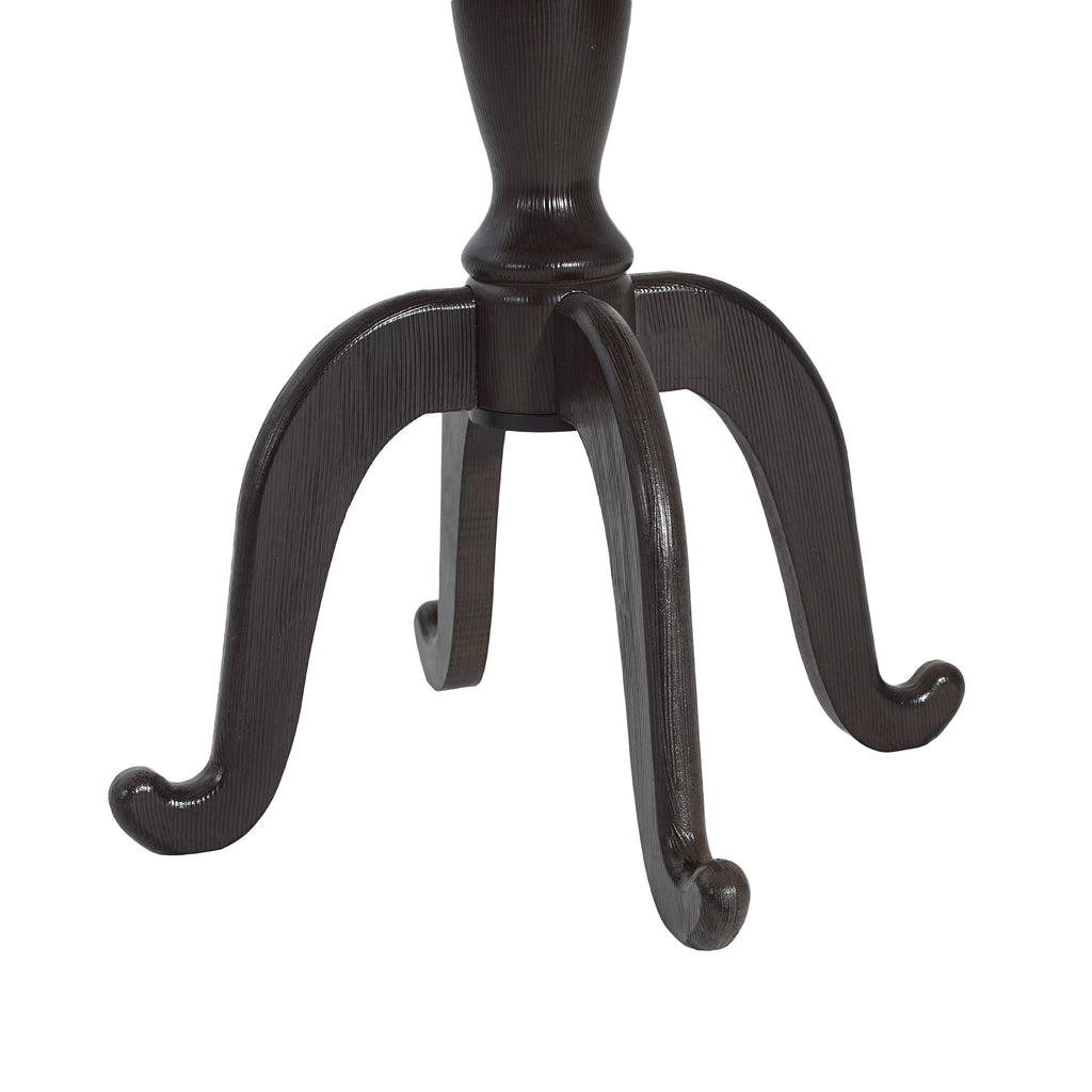 Natural & Black End Table with Octagonal Top – French Country Style