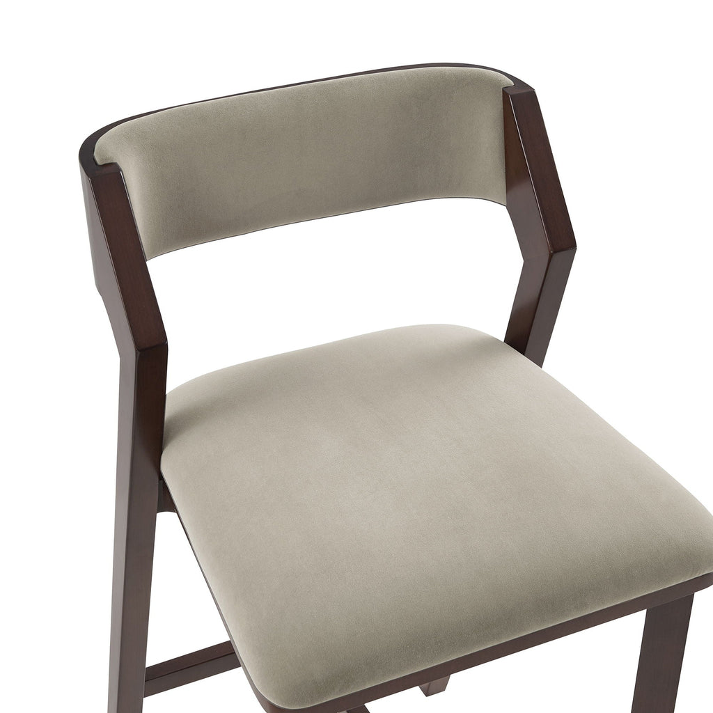 Bar Height Barstool with Backrest - Pearl Silver, White, Black, Dark Green