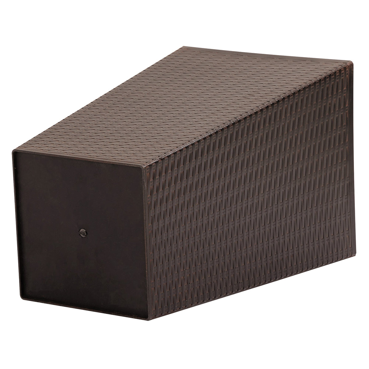 Tall Polypropylene Planter Set with Drainage - Brown or Black