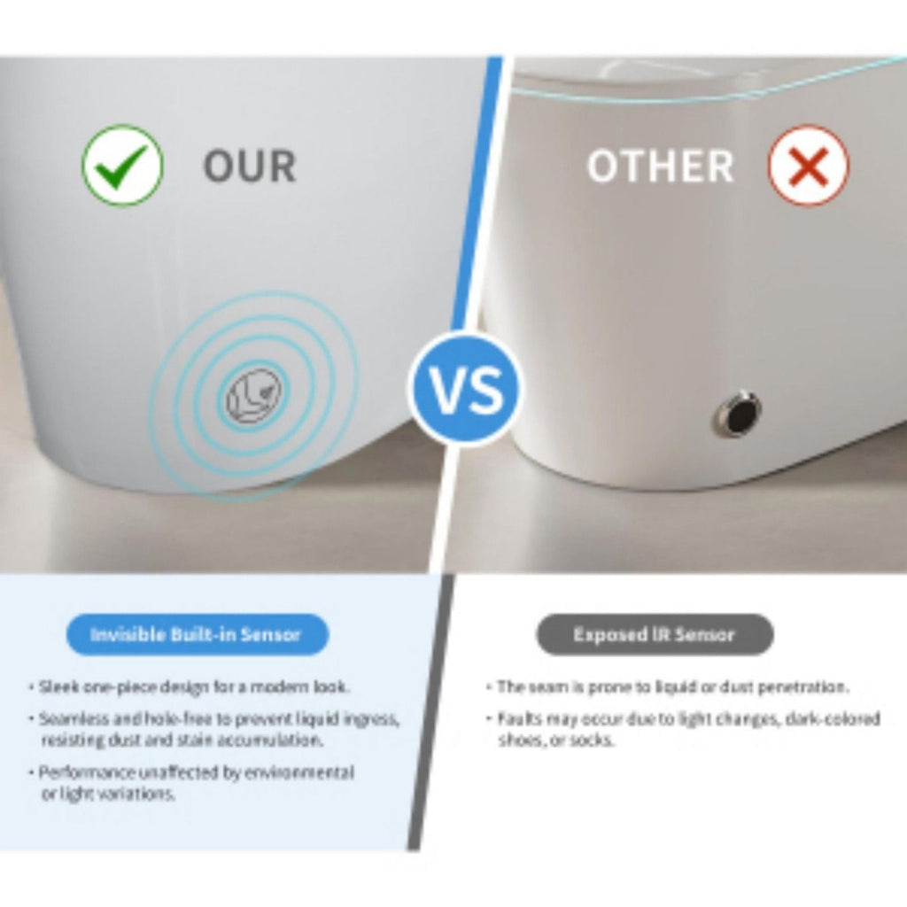 Tankless Smart Toilet With Bidet Built In
