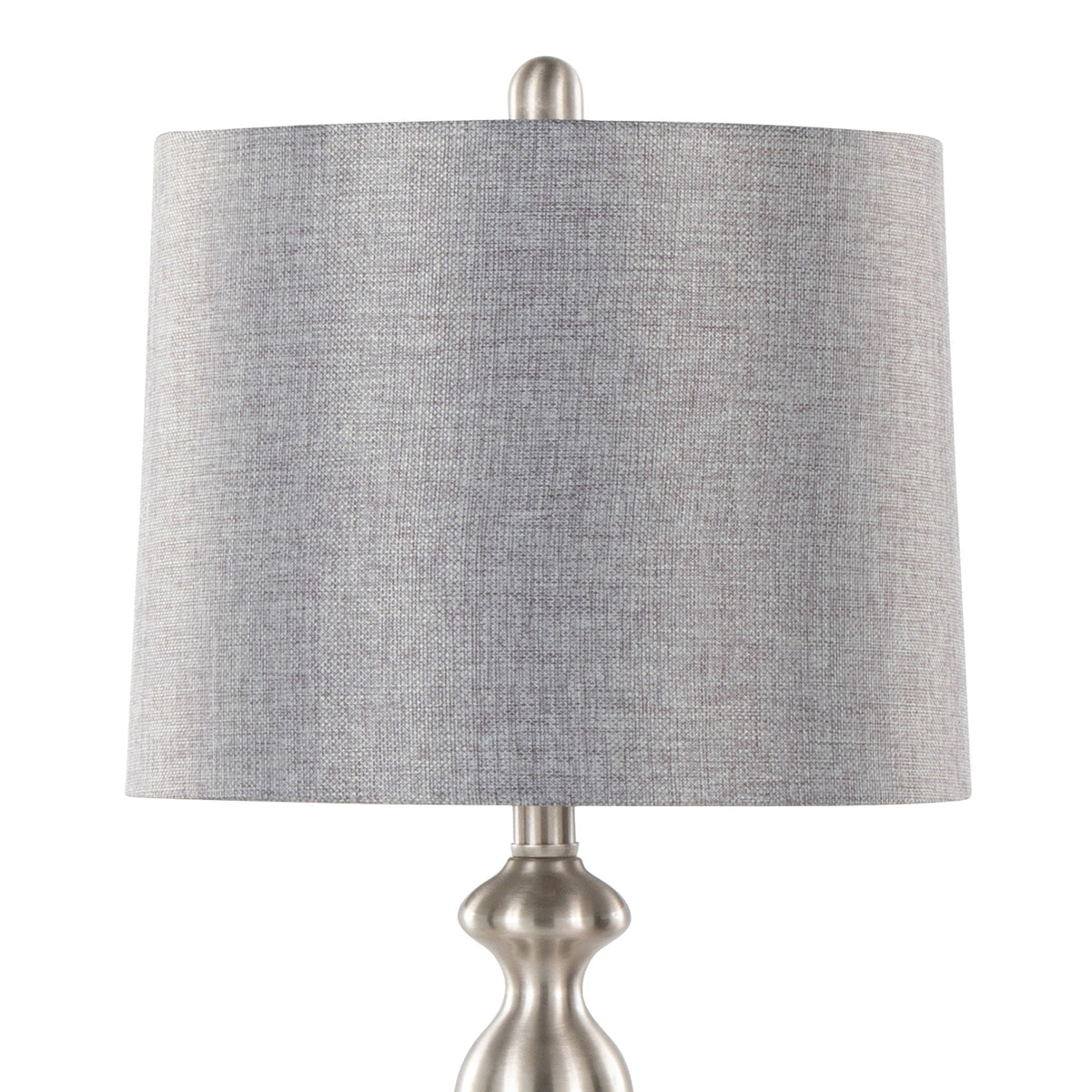 Ashland Contemporary Table Lamp Set with Double-Layer Shade - Multiple Colors