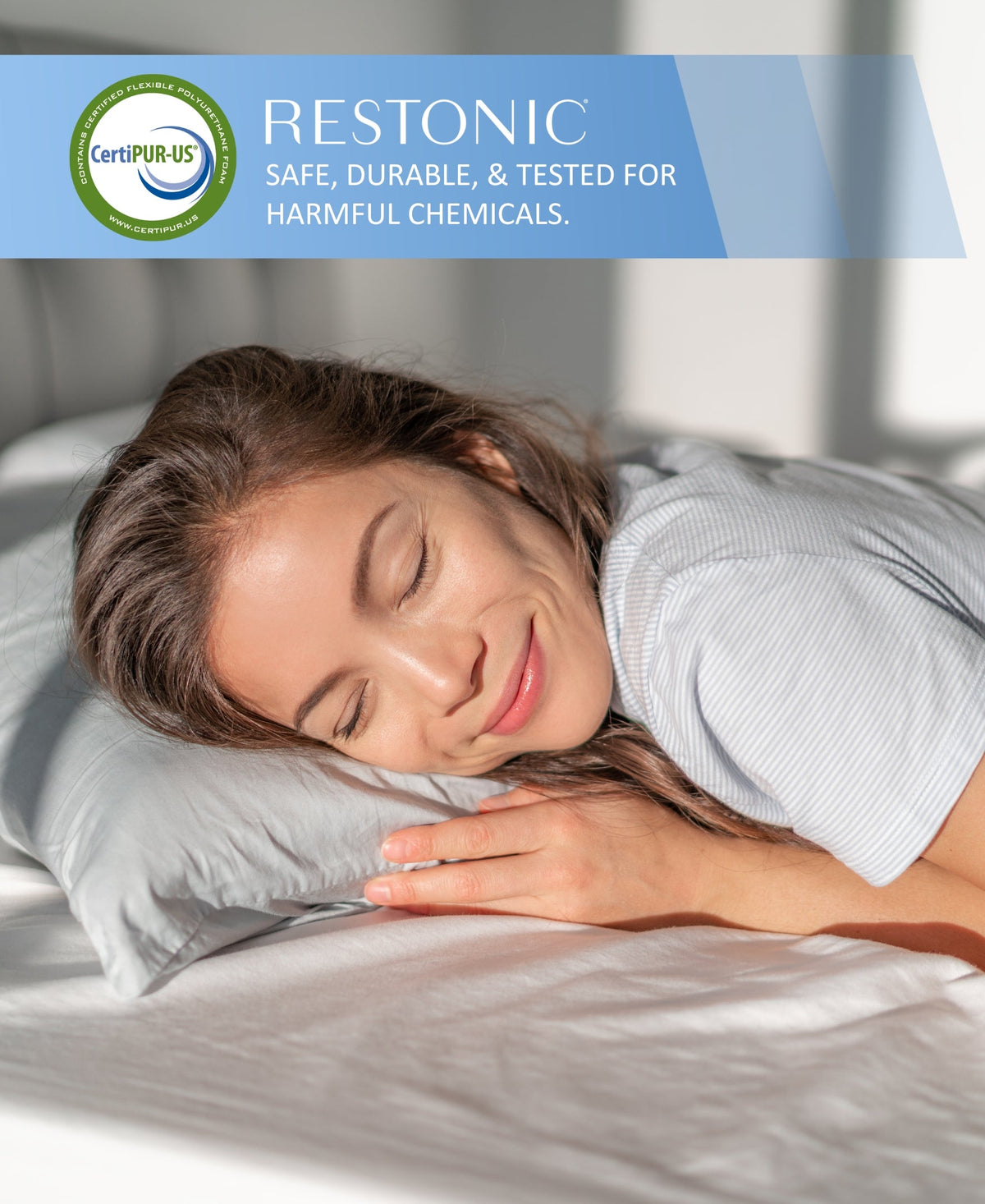 Euro Top Plush Mattress with Cooling Gel Memory Foam - White