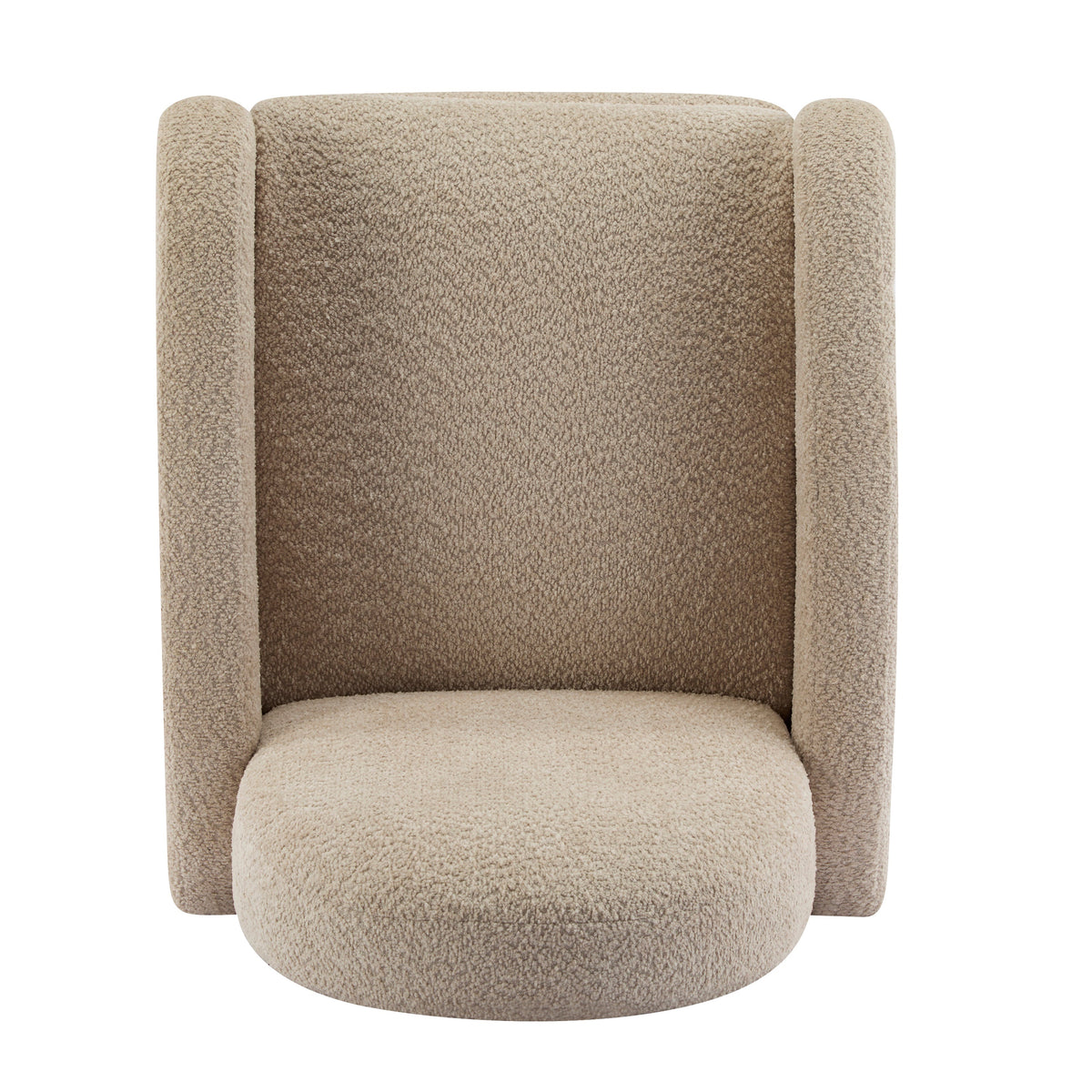 360 Swivel and Glider Recliner Chair with Solid Wood Base - Almond