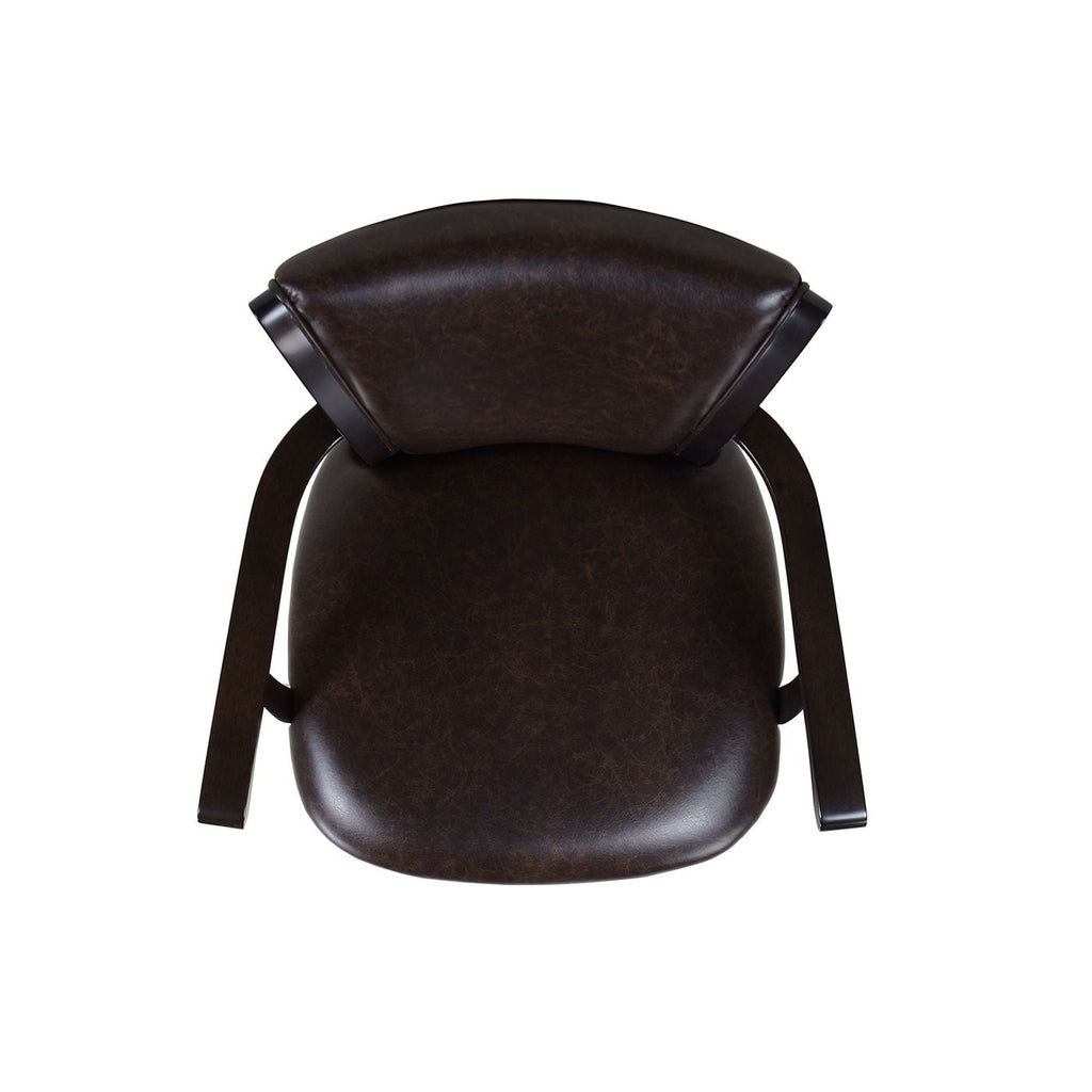 Swivel Counter Height Bar Stool with High Backrest and Solid Hardwood - Multiple Colors