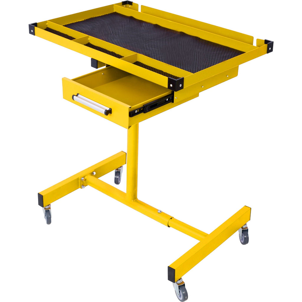 Adjustable Tear Down Work Table With Drawer