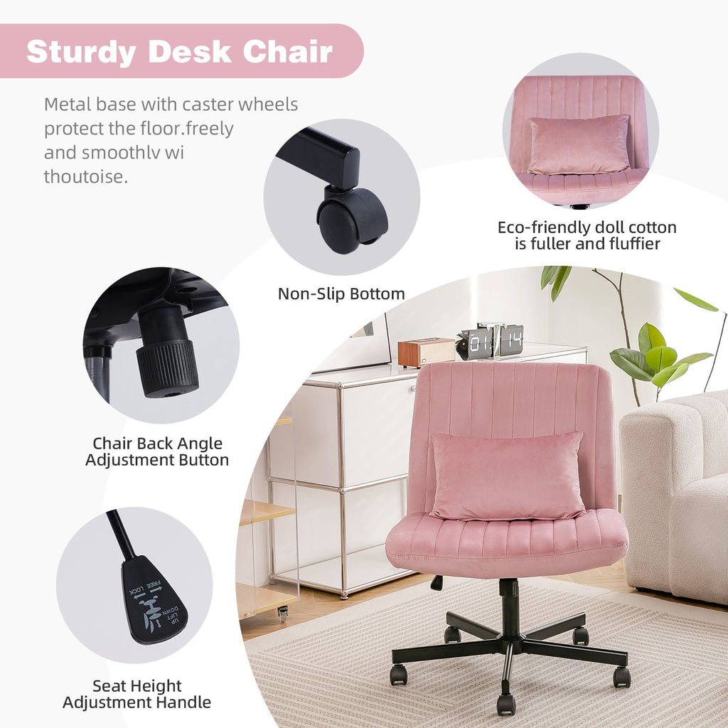 Criss Cross Office Chair with Adjustable Height – Ergonomic Design