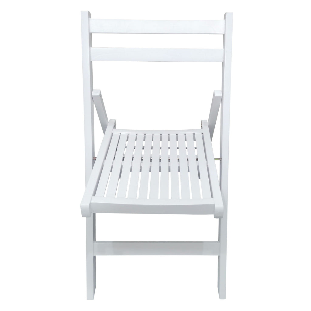 Foldable Solid Wood Special Event Chair Set - Set of 4 (Multiple Colors)