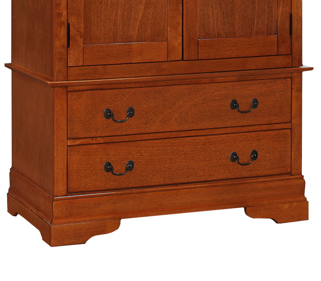 Traditional Armoire with Hanging Bar - Multiple Colors
