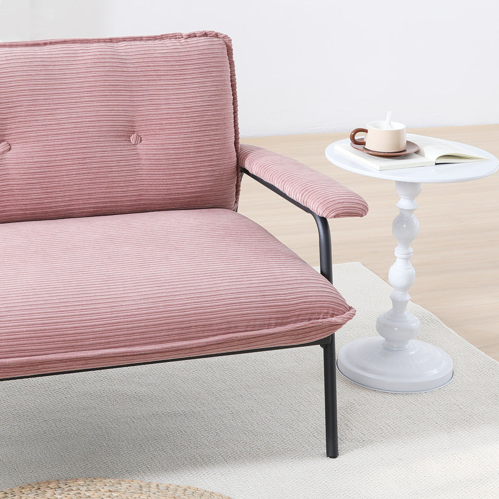 Modern Metal Frame Sofa with Sponge Filling - Beige