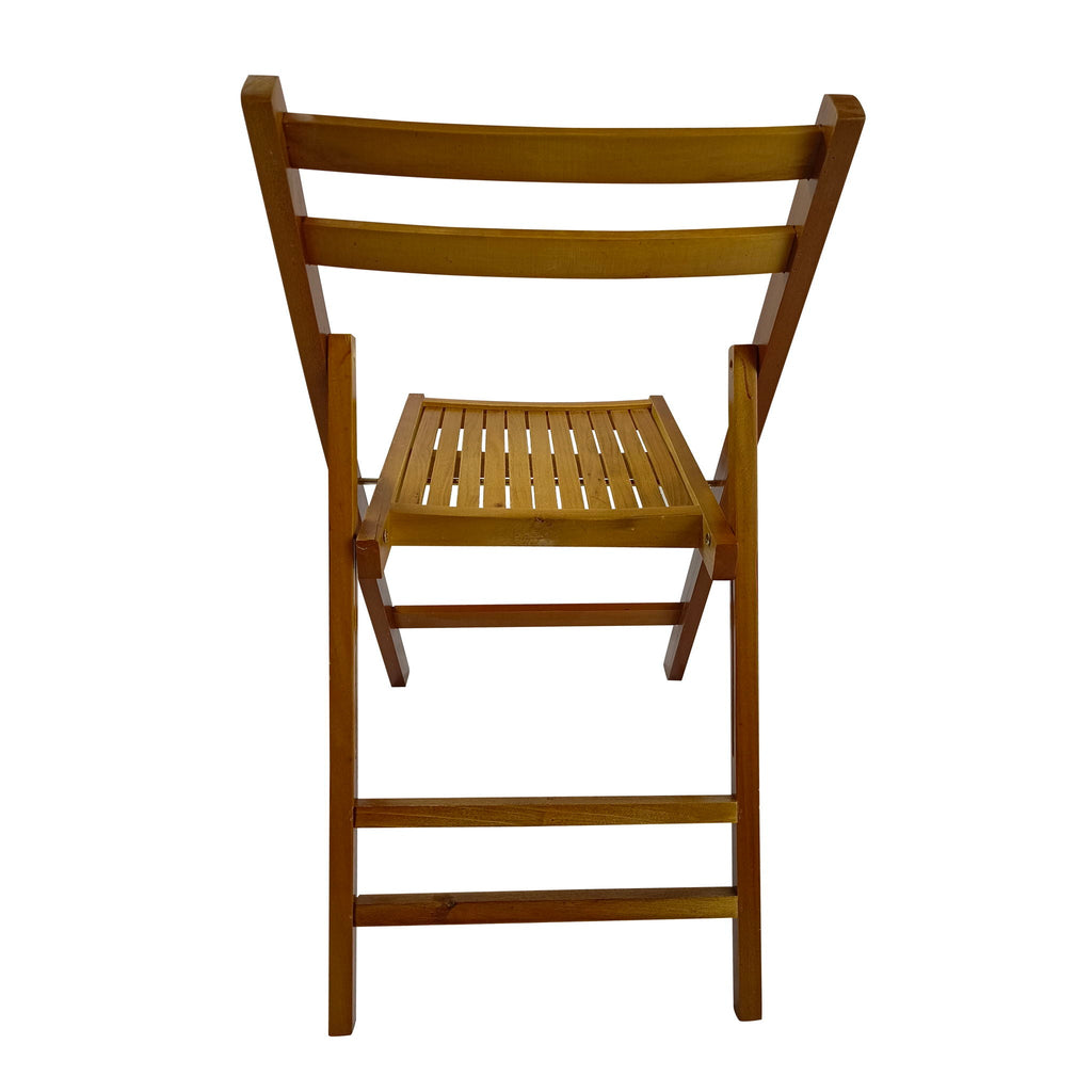 Foldable Solid Wood Special Event Chair Set - Set of 4 (Multiple Colors)