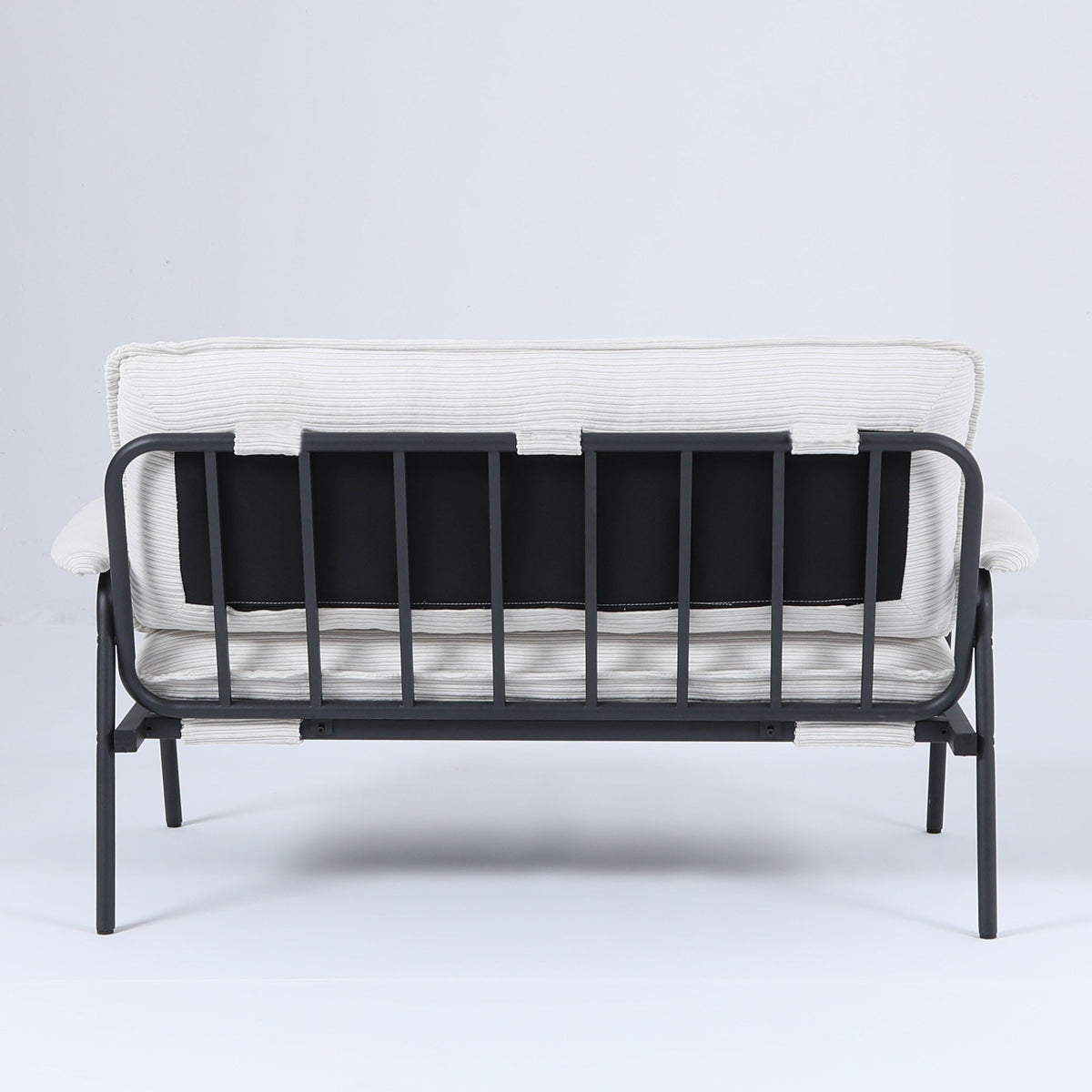 Modern Metal Frame Sofa with Sponge Filling - Beige