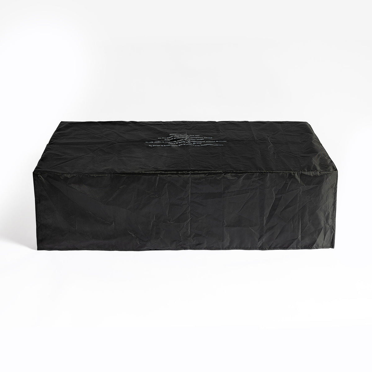 Rectangular Fire Pit Table with 50,000 BTU Heat Output - Light Gray