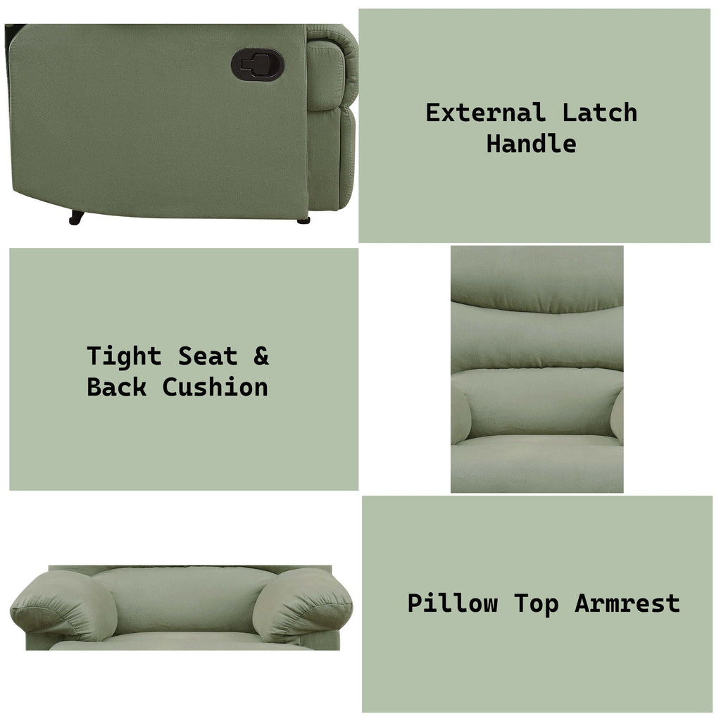 Arcadia Micro Motion Glider Recliner with Smooth Gliding Motion - Fabric