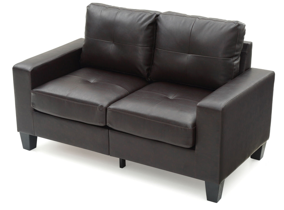 Track Arm Loveseat with Pocket Coil Comfort - Multiple Colors