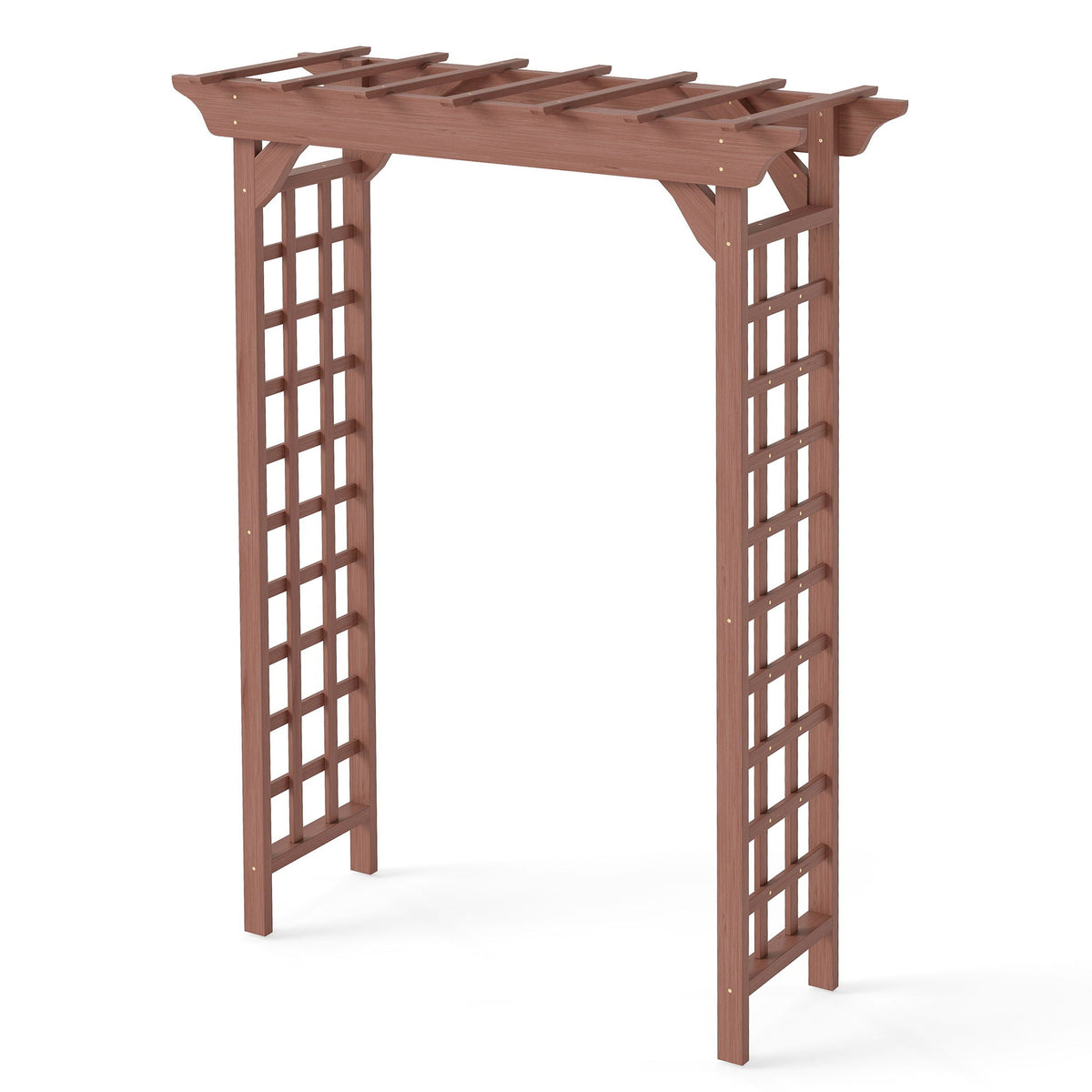 Wedding Arbor with Trellis Design - Dark Brown or Light Brown