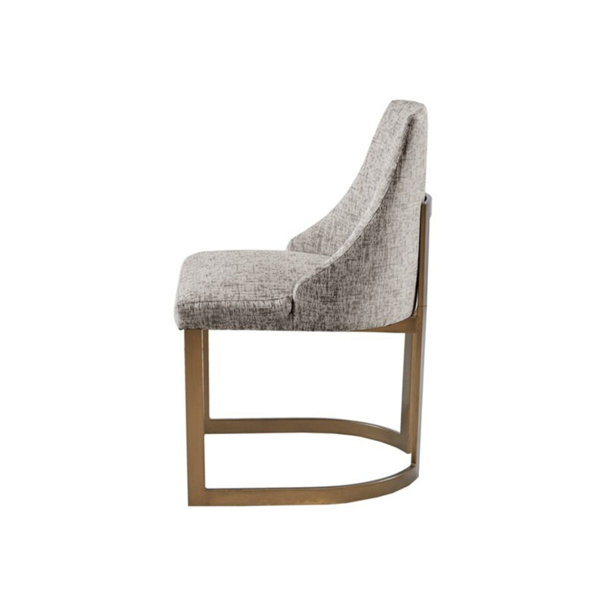 Modern Accent Dining Chairs with Upholstered Cushions – Beige or Gray