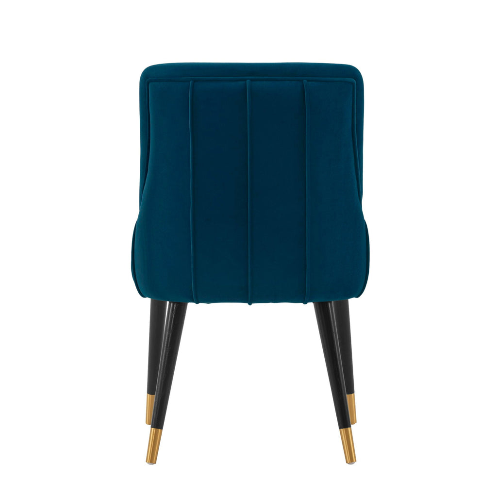 Eda Dining Chair with Stitched Upholstery - Multiple Colors