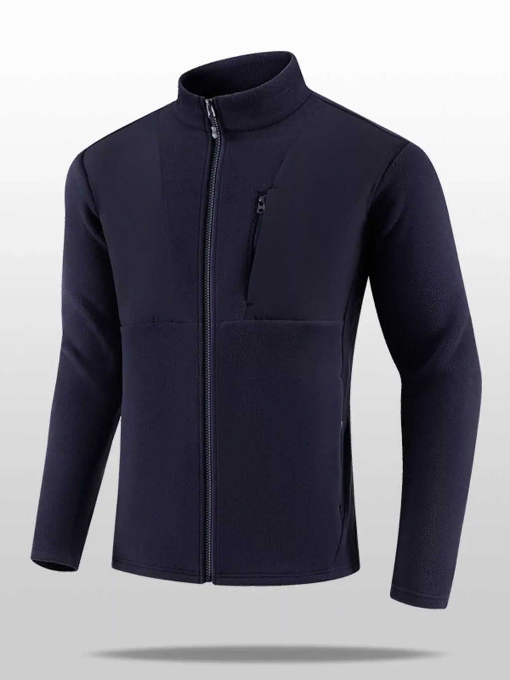 Men's Plus Size Full-Zip Fleece Jacket