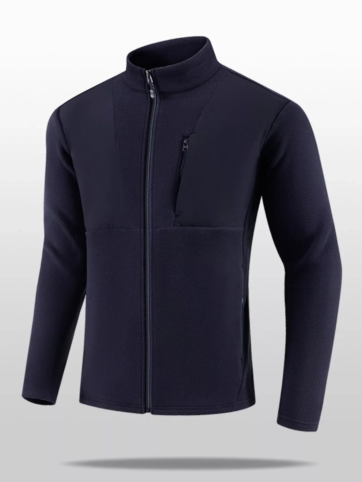 Men's Plus Size Full-Zip Fleece Jacket