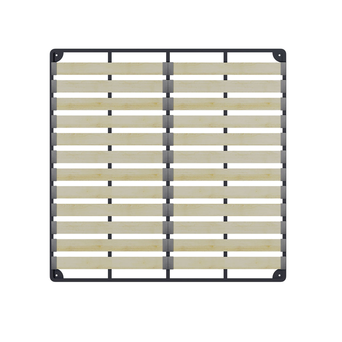 Upholstered Platform Bed with Special Shaped Headboard - Black or Beige