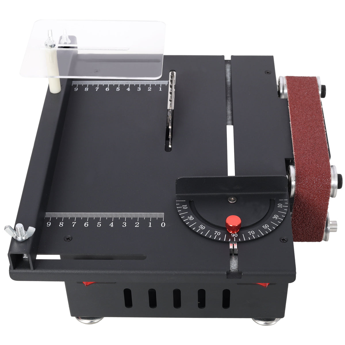 Mini Table Saw & Belt Sander with Adjustable Angles - Metal