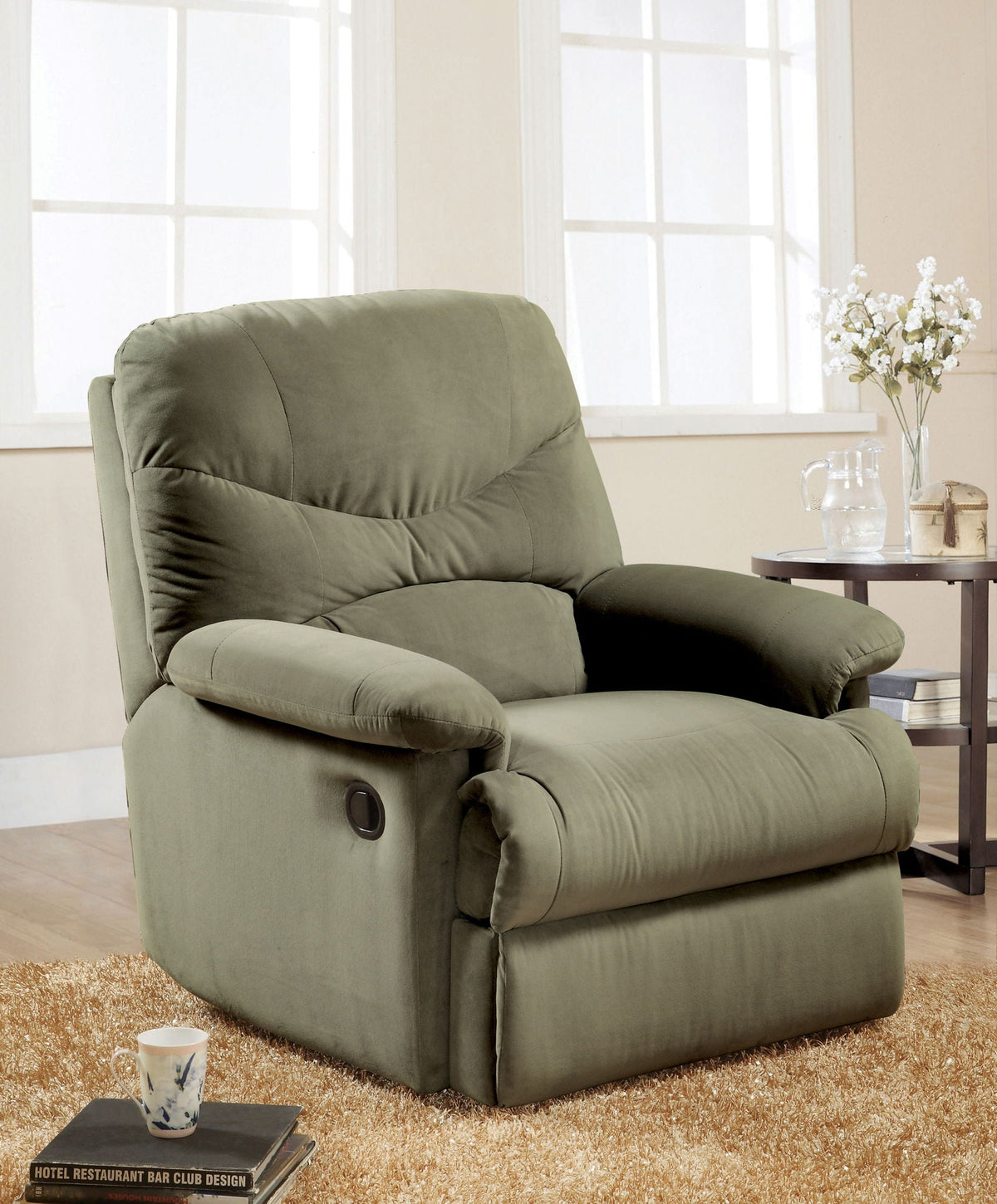 Arcadia Micro Motion Glider Recliner with Smooth Gliding Motion - Fabric