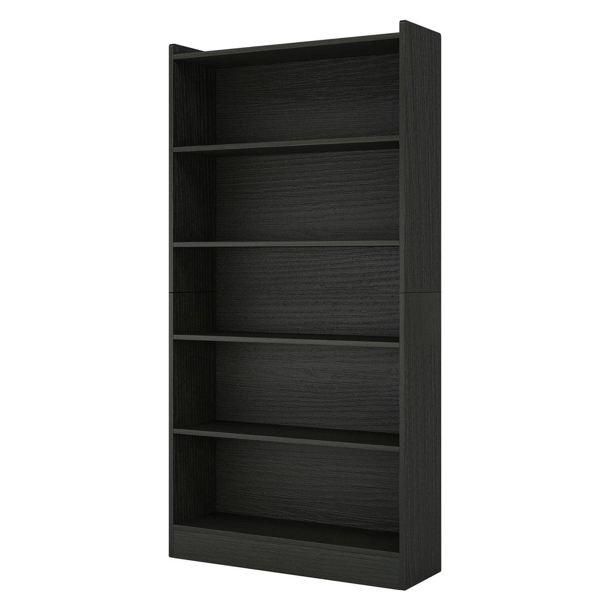 Library Bookshelf With Storage - Multiple Heights Available - White or Black