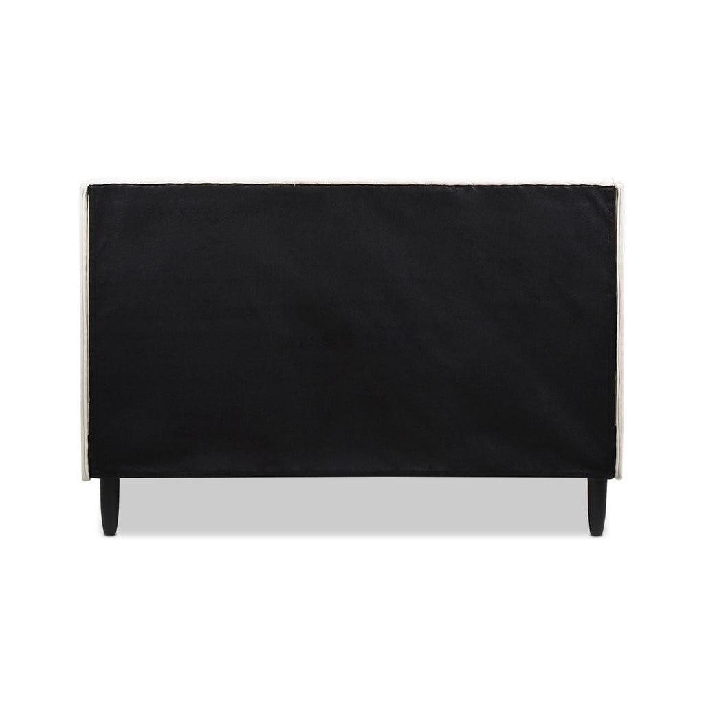 Vertical Tufted Modern Headboard Platform Bed Set with Upholstered Finish - Multiple Colors