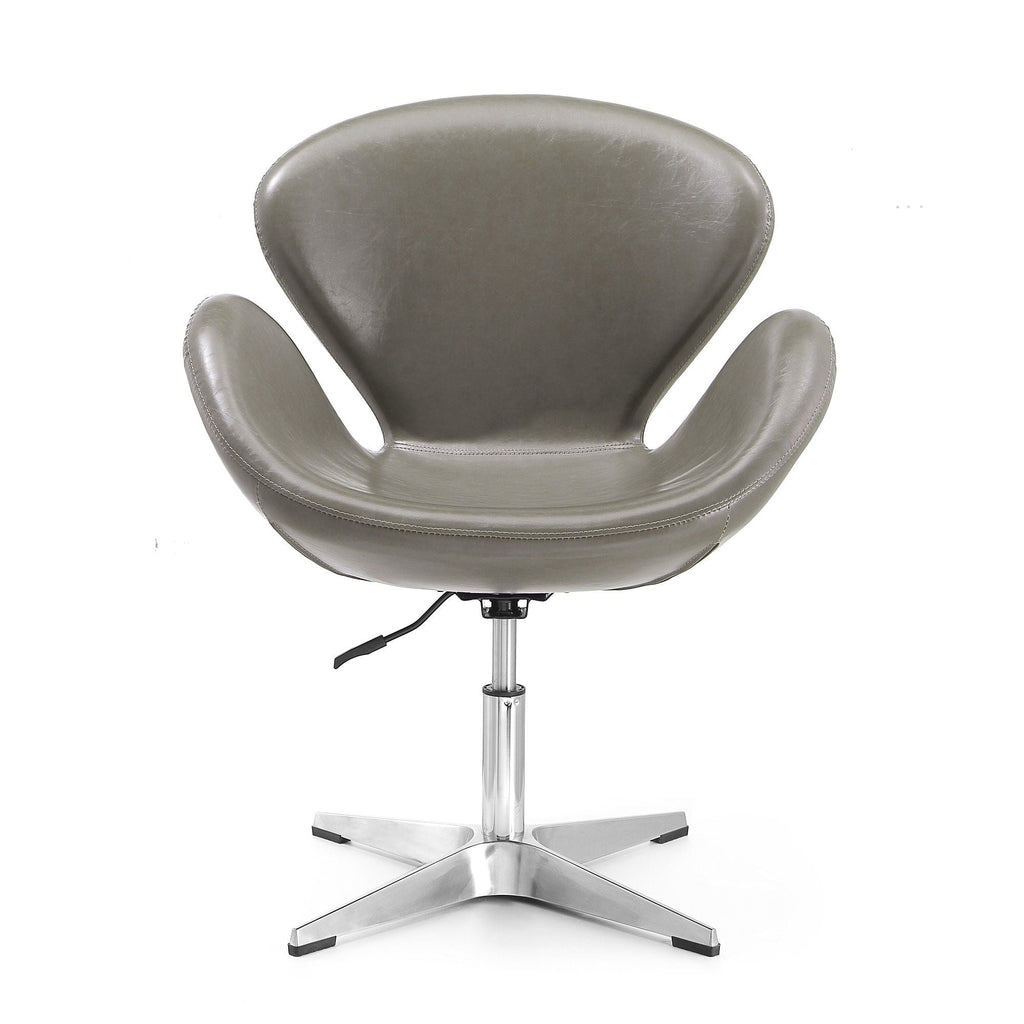 Raspberry Swivel Lounge Chair with 360-Degree Rotation - Multiple Colors