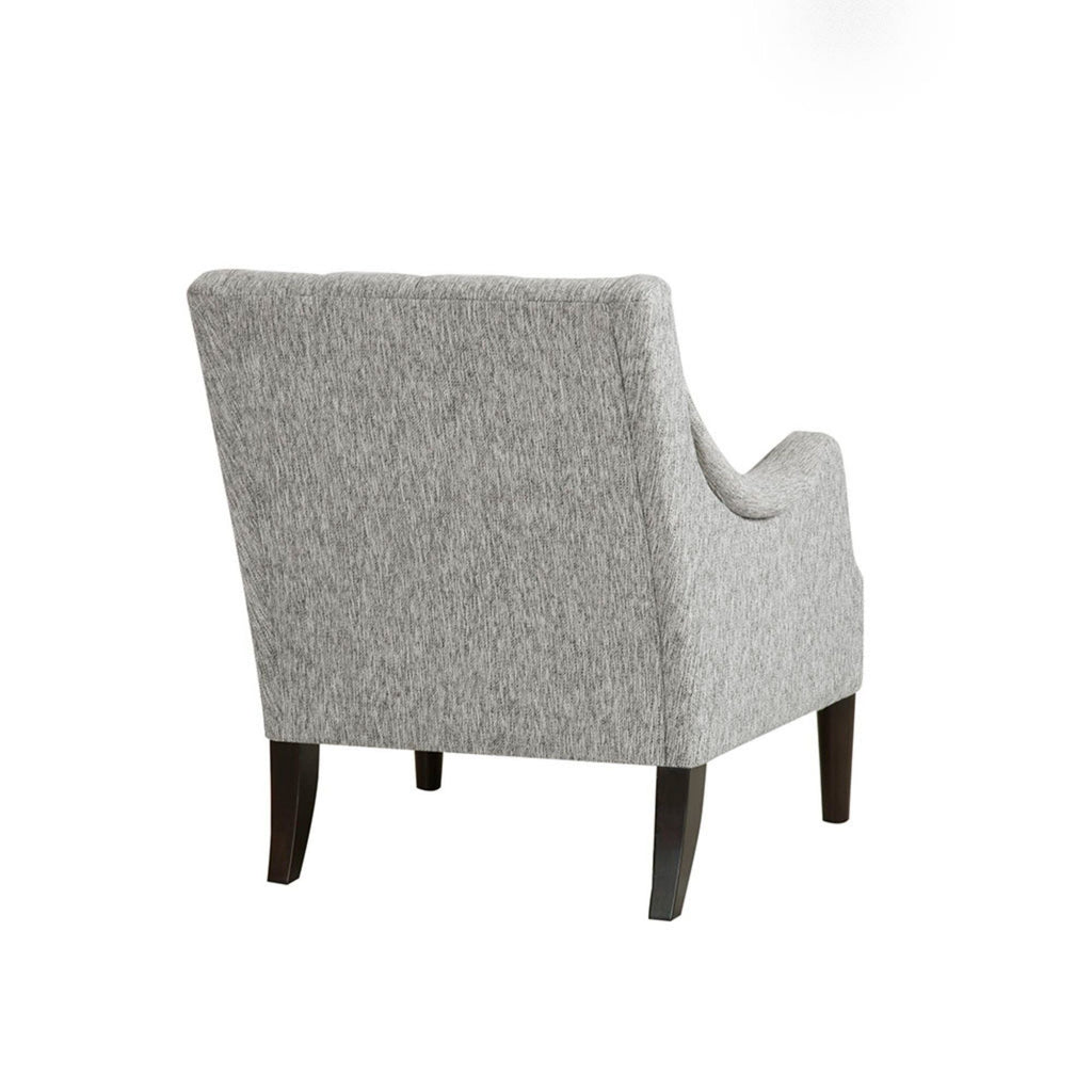 Button Tufted Accent Chair with Removable Cushion - Gray or Blue